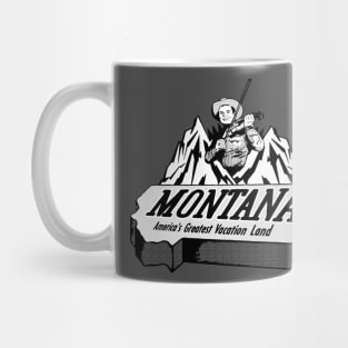 Vintage Montana Tourism Mountain Fiddler Mug